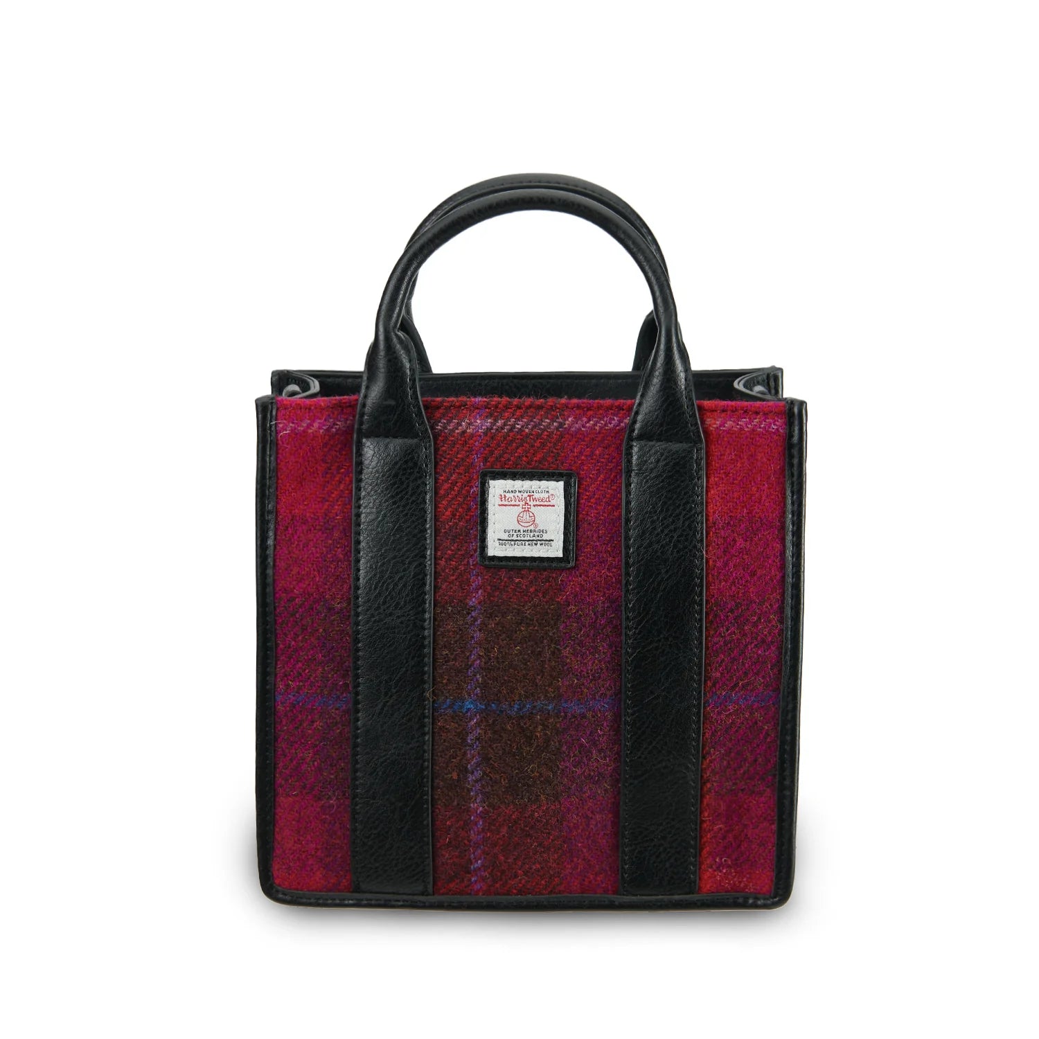 Islander Medium Tobi Tote with Matching Purse - Fuchsia Tartan