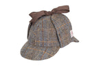 Harris Tweed Sherlock Deerstalker Hat Clinton Brown | Harris Tweed Scotland