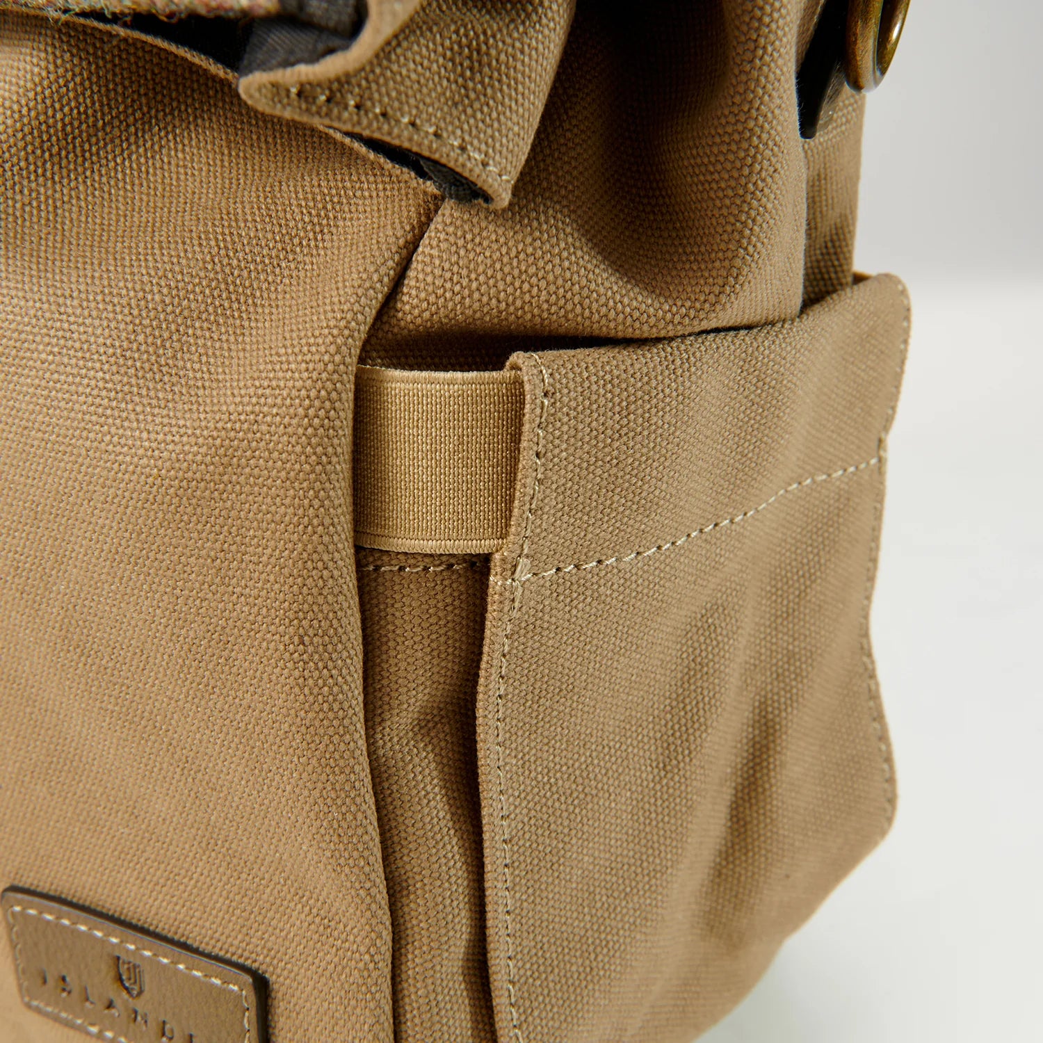 Islander Canvas Harris Tweed Lunch Bag (Chestnut Herringbone)