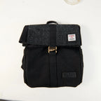 Islander Canvas Harris Tweed Lunch Bag (Black Herringbone)