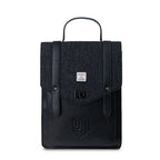 Islander Carloway Laptop Backpack with Harris Tweed Black Herringbone Fabric | Harris Tweed Scotland