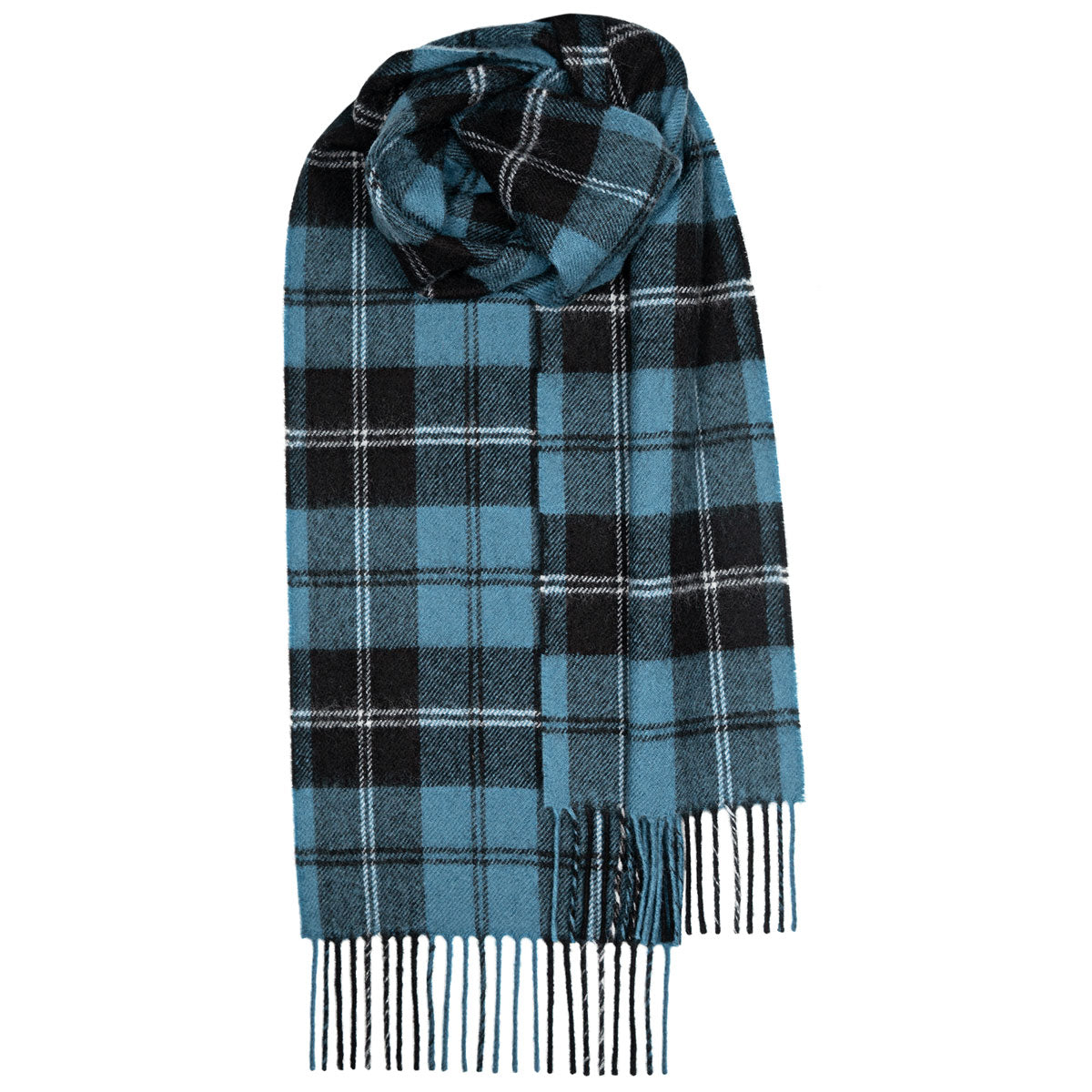 Lochcarron of Scotland Lambswool Tartan Scarf - Ramsay Blue Ancient