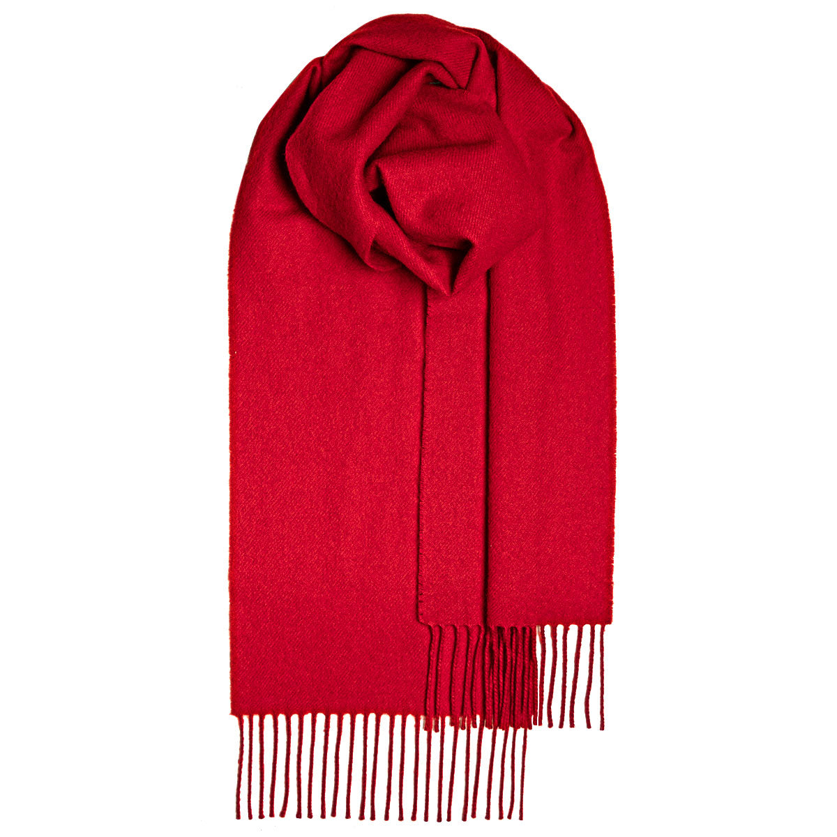Lochcarron of Scotland Lambswool Tartan Scarf - Red