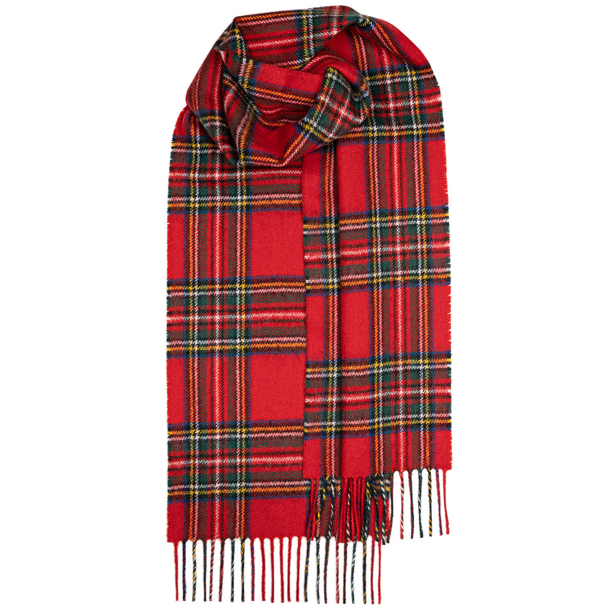 Lochcarron of Scotland Lambswool Tartan Scarf - Stewart Royal Modern