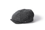 Failsworth Carloway Harris Tweed Scotland Traditional Bakerboy Classic 8 Piece Cap Blue Colours – Image 6 | Harris Tweed Scotland