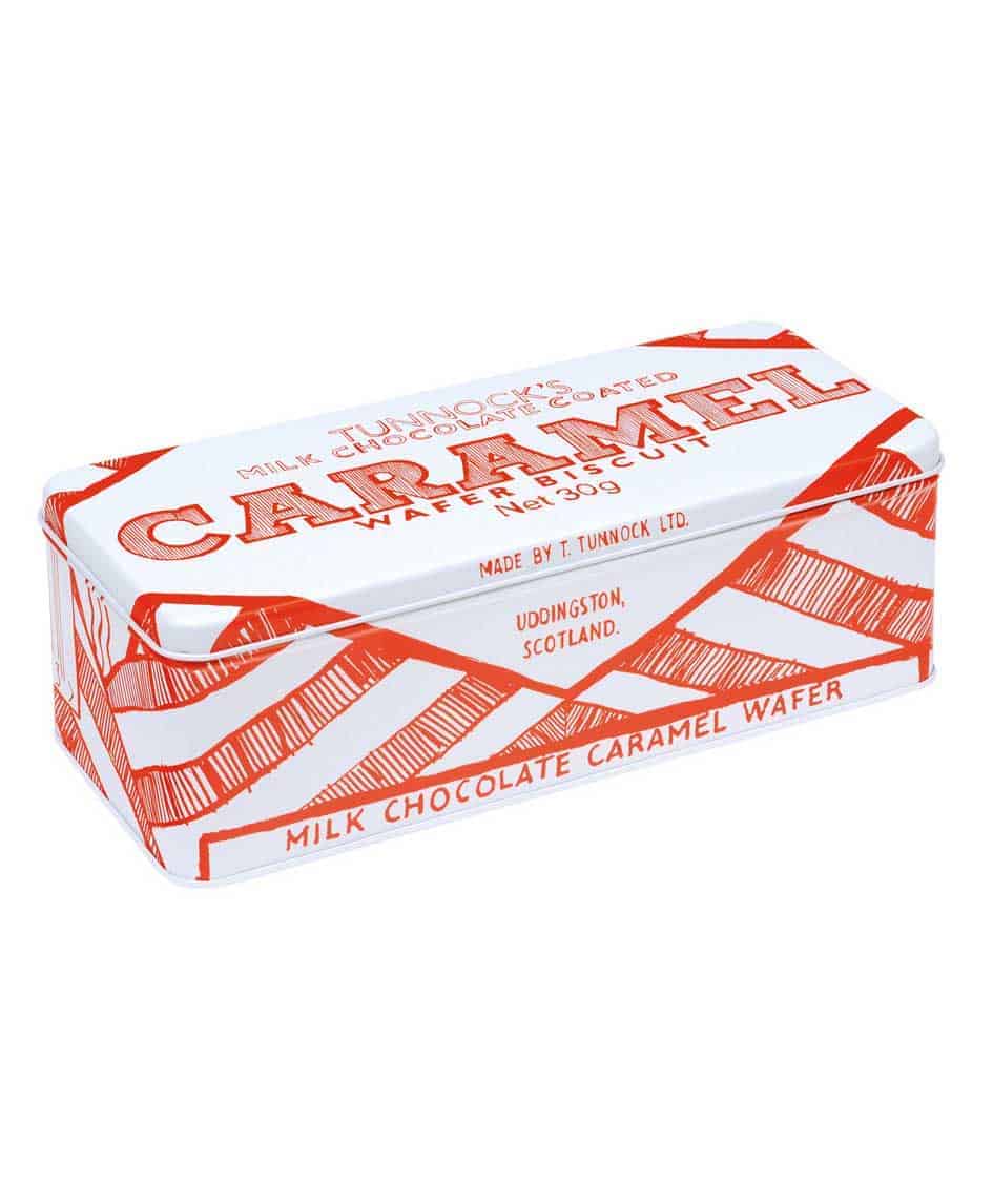 Tunnocks Caramel Wafer Biscuit Storage Tin - Holds 24 Wafers