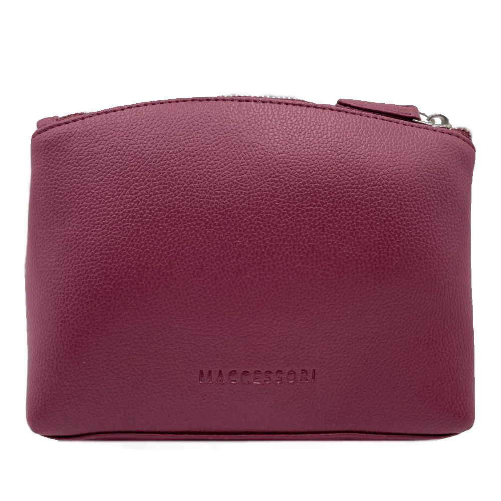 Maccessori Small Harris Tweed Cosmetic Pouch (Purple Check)