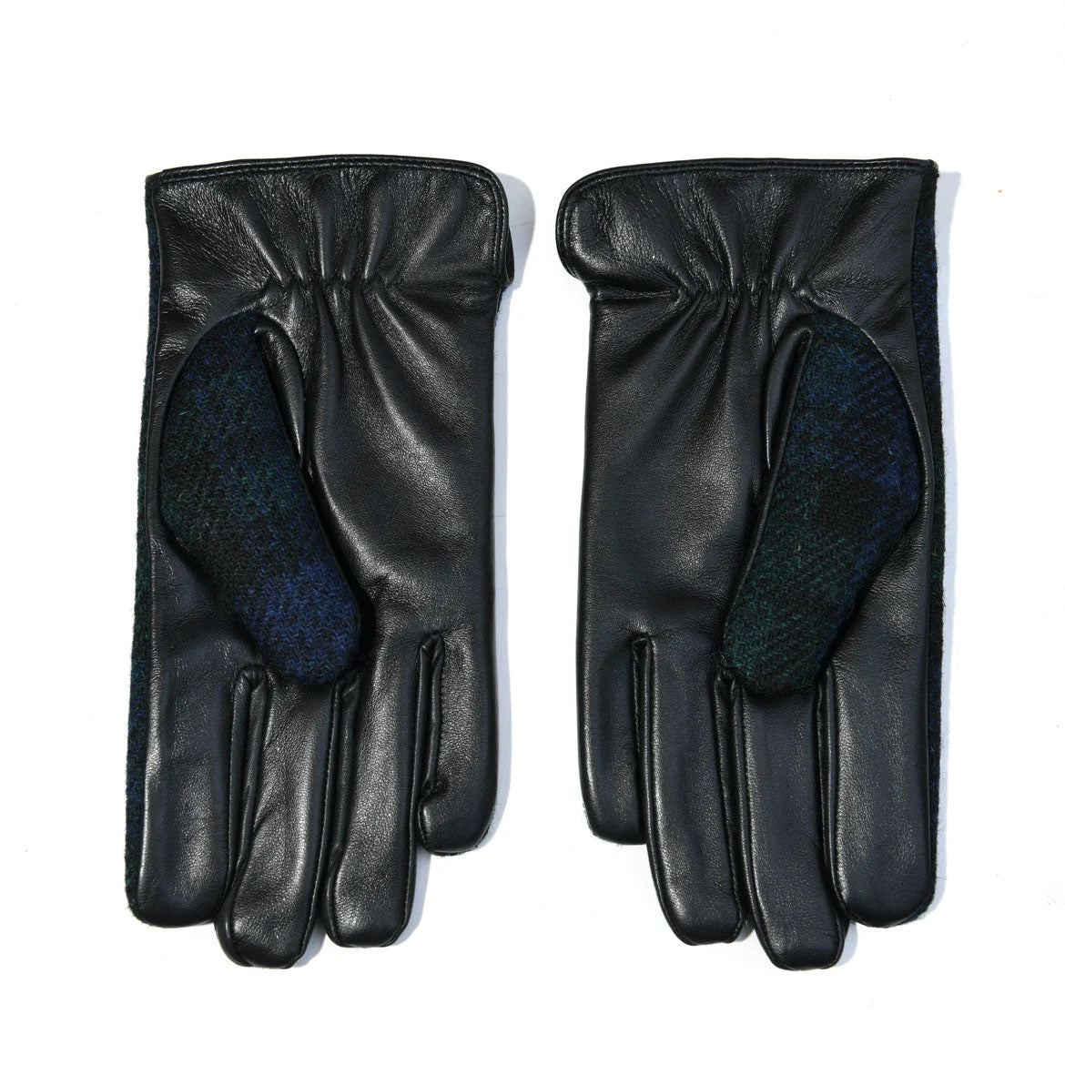 Harris Tweed Islander Black Watch Mens Gloves - Smart Phone Friendly