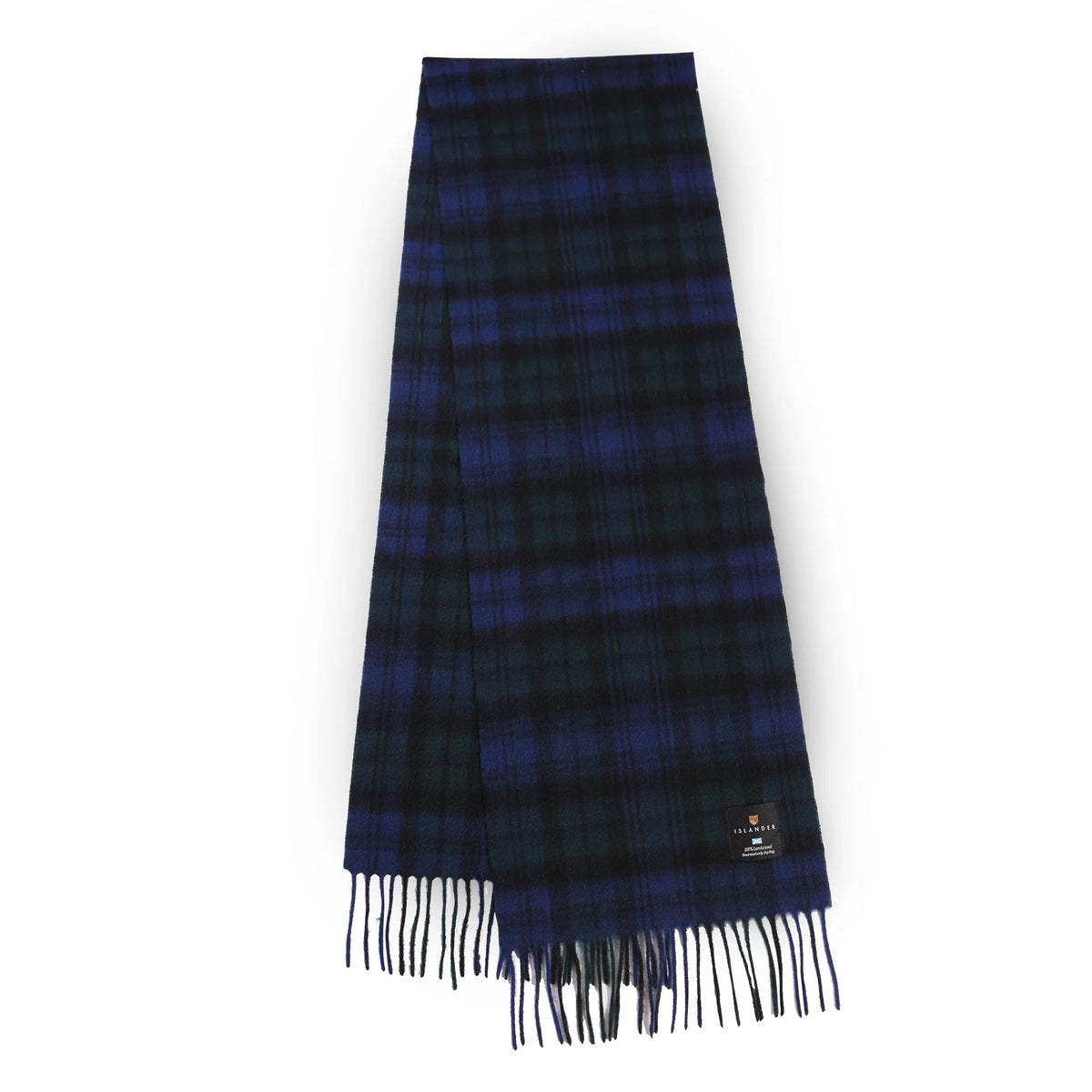 Islander Lambswool Scarf (Black Watch)