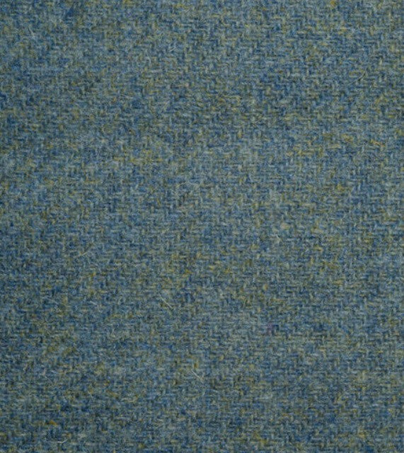 Harris Tweed Duck Egg Blue Plain Cloth Fabric