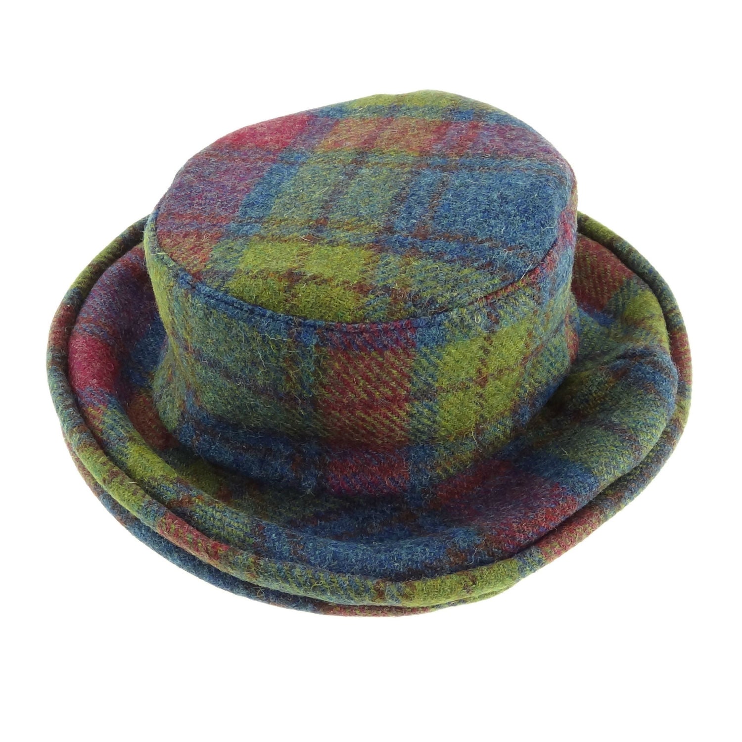 Ladies Harris Tweed Cloche Hat - COL46