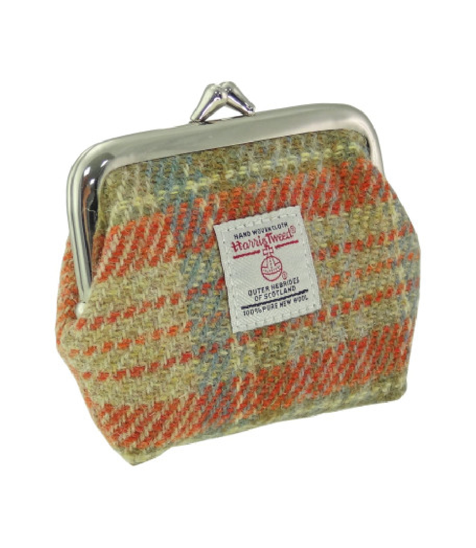 Harris Tweed Eigg Small Clasp Purse - COL148