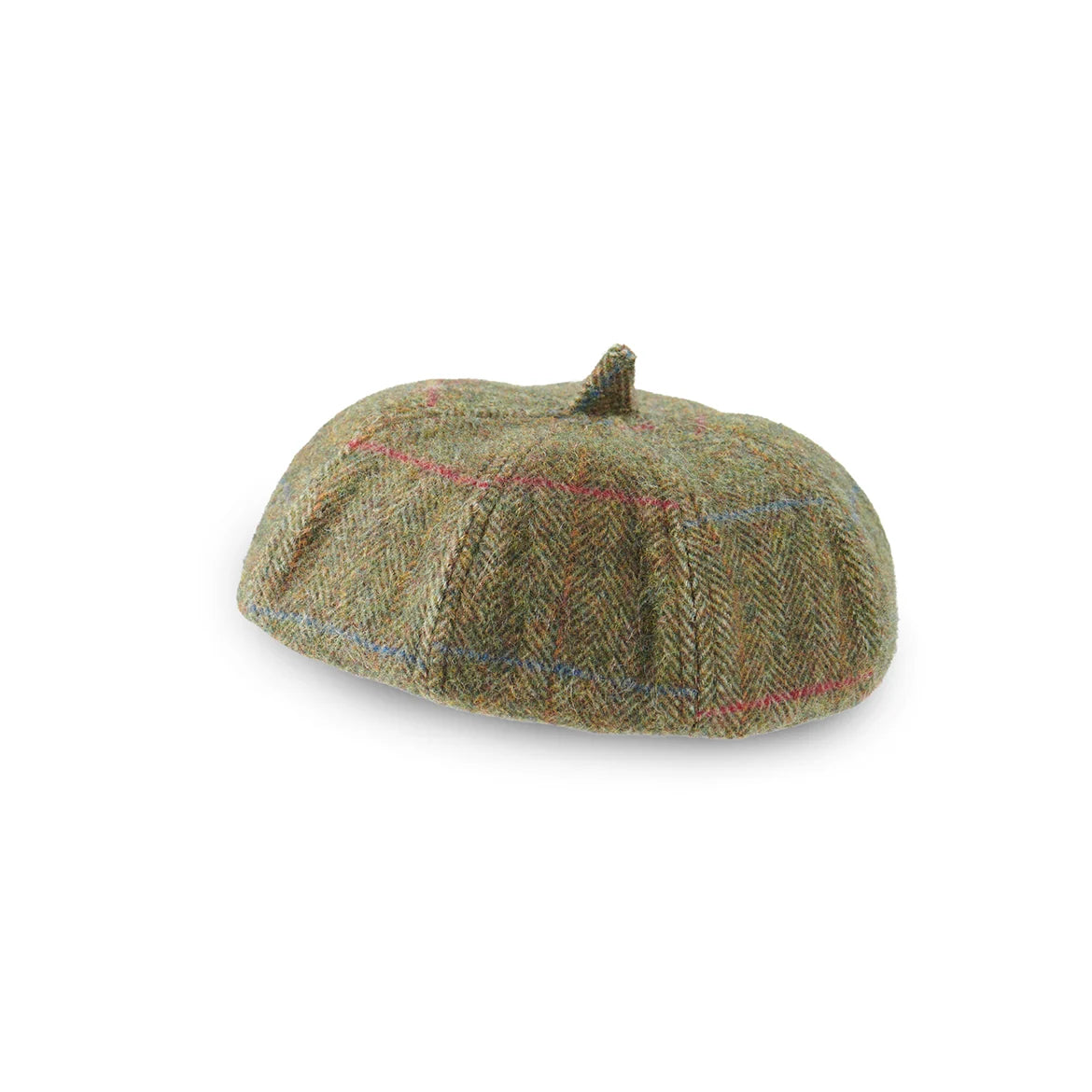 Islander Lambswool Ladies Bunnet (Flat Cap) (Chestnut Herringbone)
