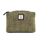 Maccessori Small Harris Tweed Cosmetic Pouch Country Green | Harris Tweed Scotland