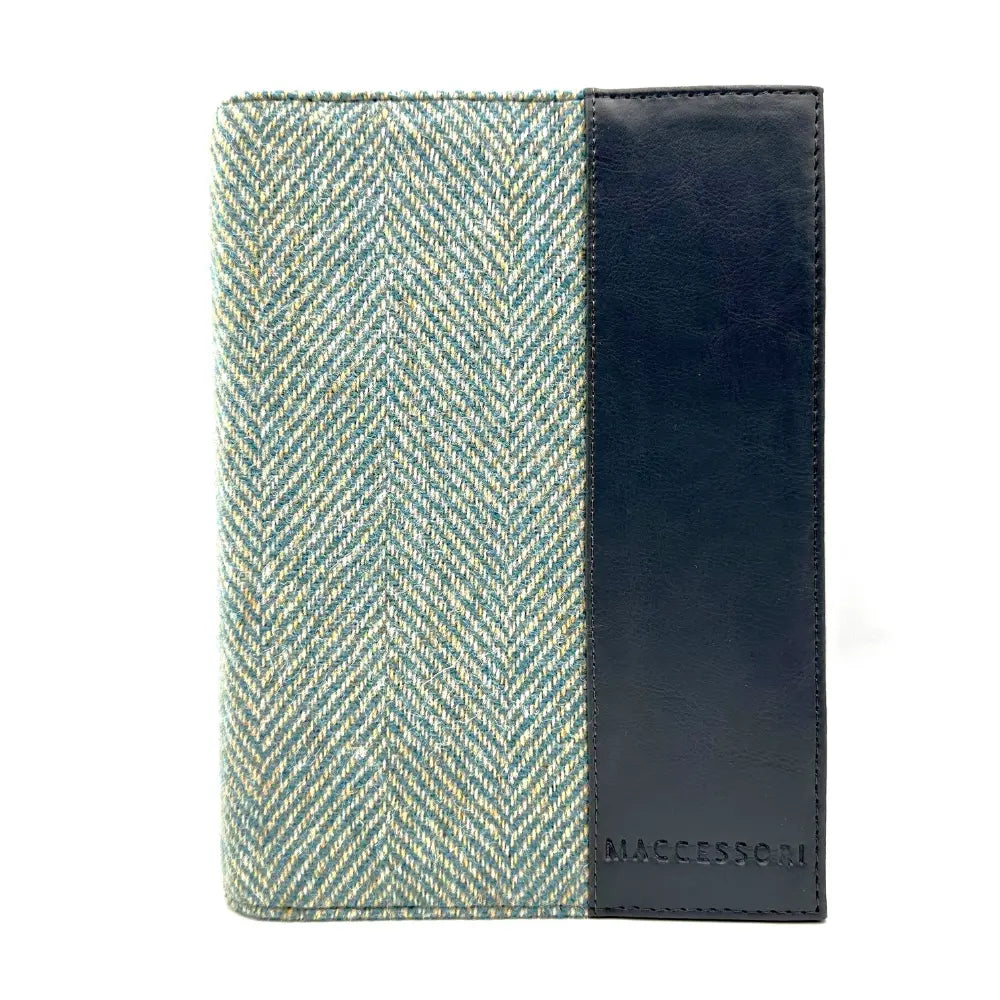 Maccessori Harris Tweed A5 Notebook - Turqoise