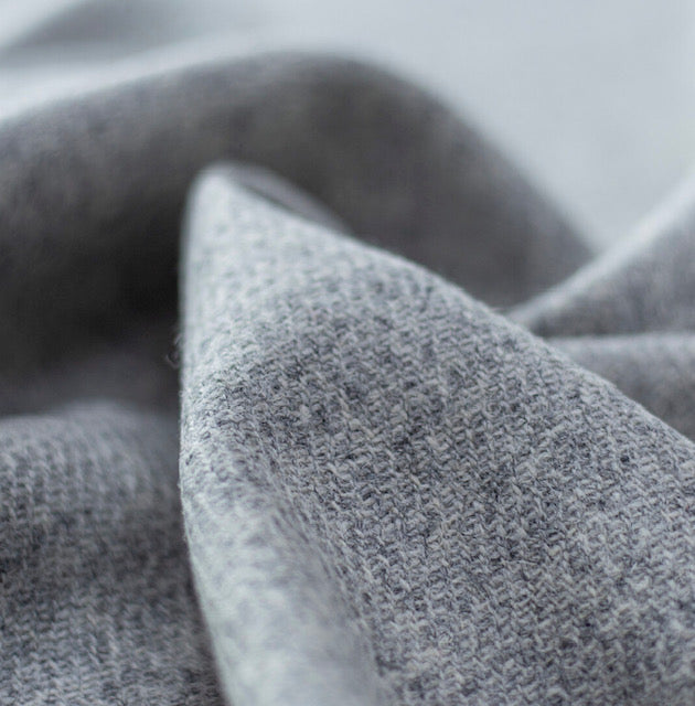 Harris Tweed Light Grey Cloth Fabric