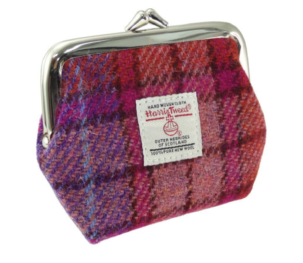 Harris Tweed Eigg Small Clasp Purse - COL142