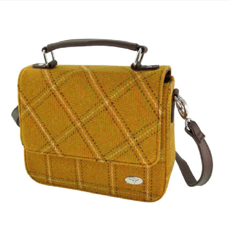 Harris Tweed Thurso Square Mini Satchel Bag - COL130
