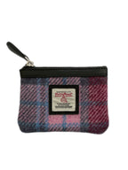 Maccessori Coin Purse with Harris Tweed - Pastel Pink | Harris Tweed Scotland
