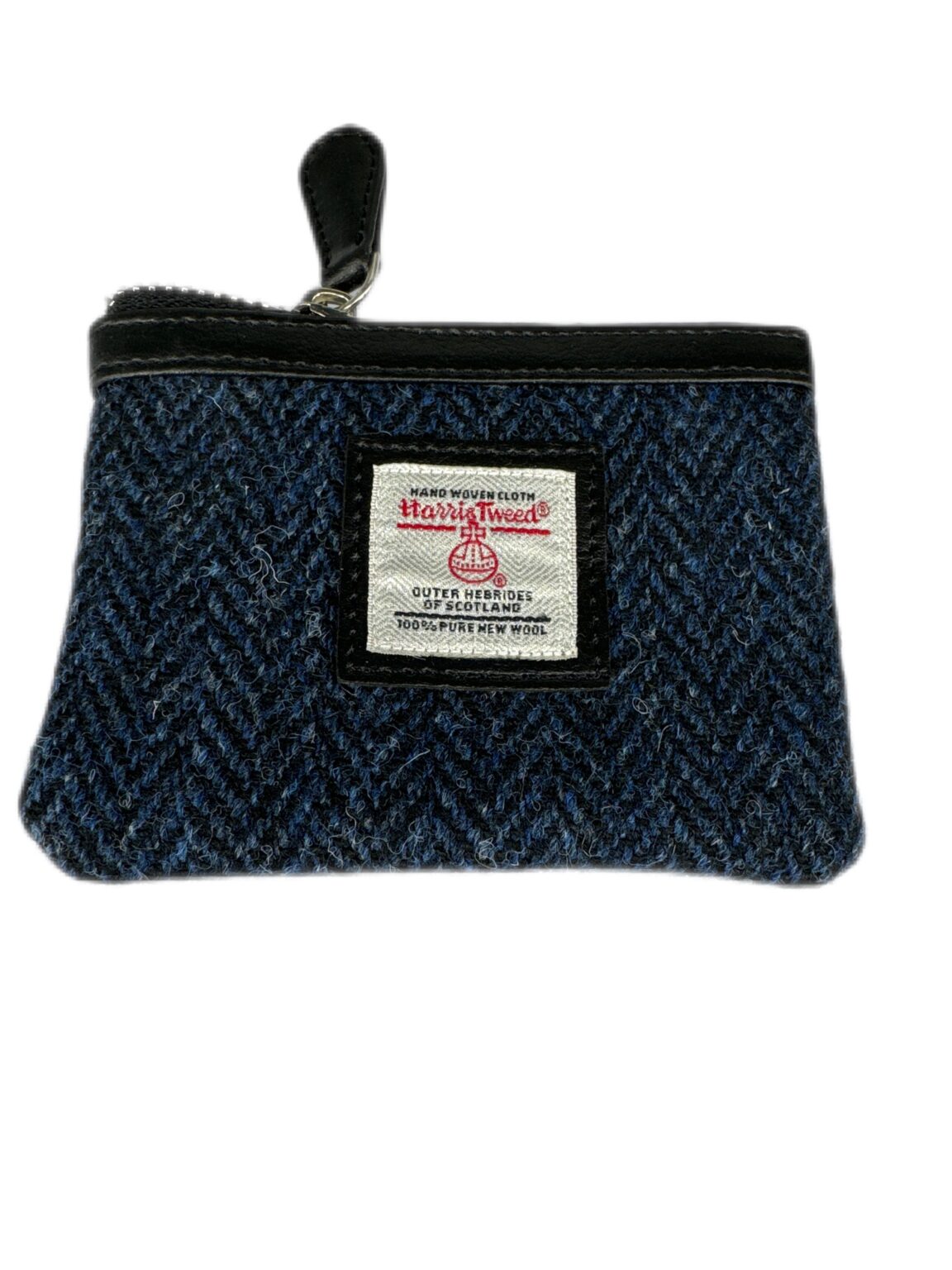 Maccessori Coin Purse with Harris Tweed - Blue