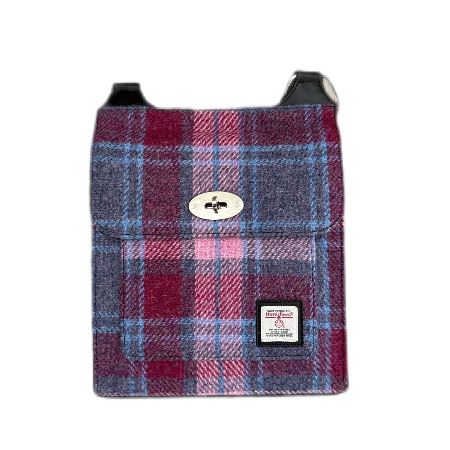 Maccessori Satchel Bag with Harris Tweed - Pastel Pink