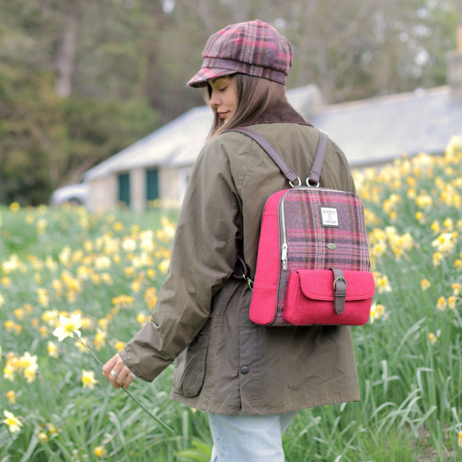 Harris Tweed Naver Backpack (COL117)