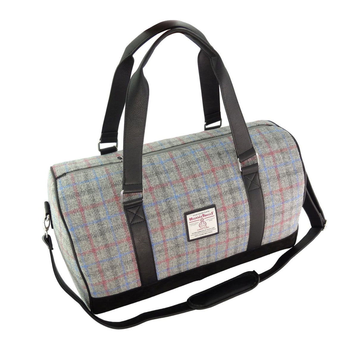 Glen Appin Clyde Weekend Bag (Light Grey Check)