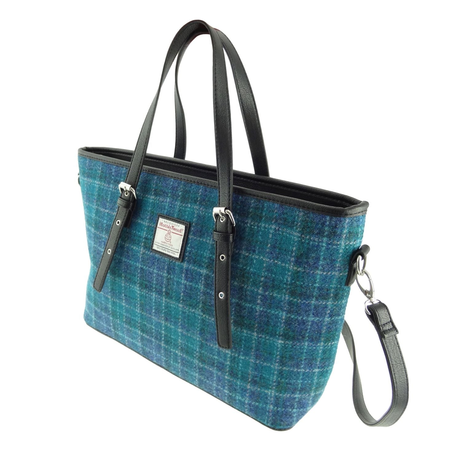 Harris Tweed Spey Tote Handbag with Shoulder Strap - COL92