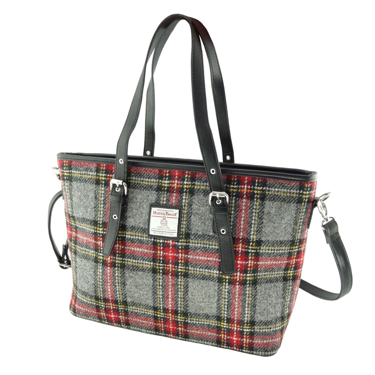 Harris Tweed Spey Tote Handbag with Shoulder Strap - COL96