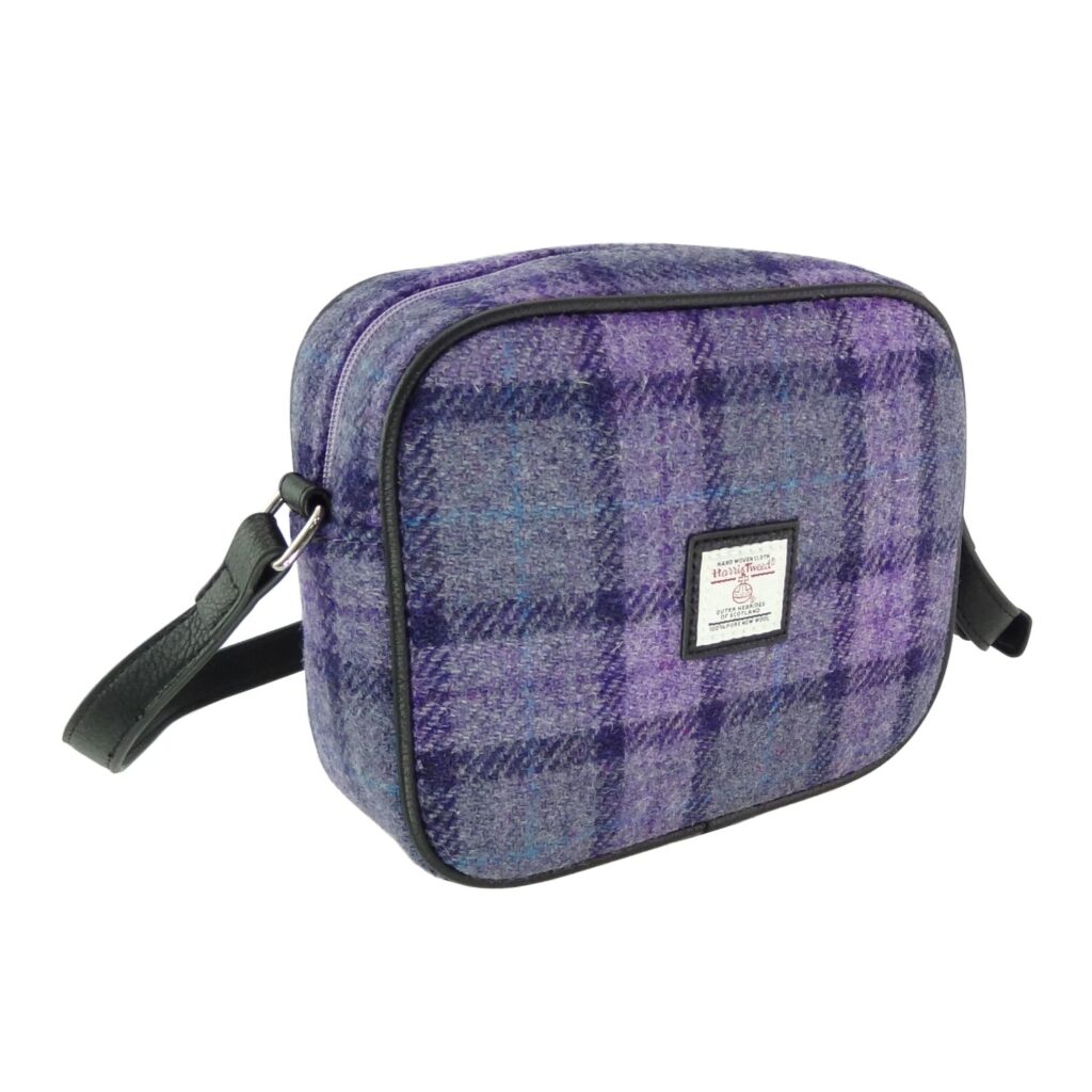 Harris Tweed Almond Square Mini Handbag - COL89