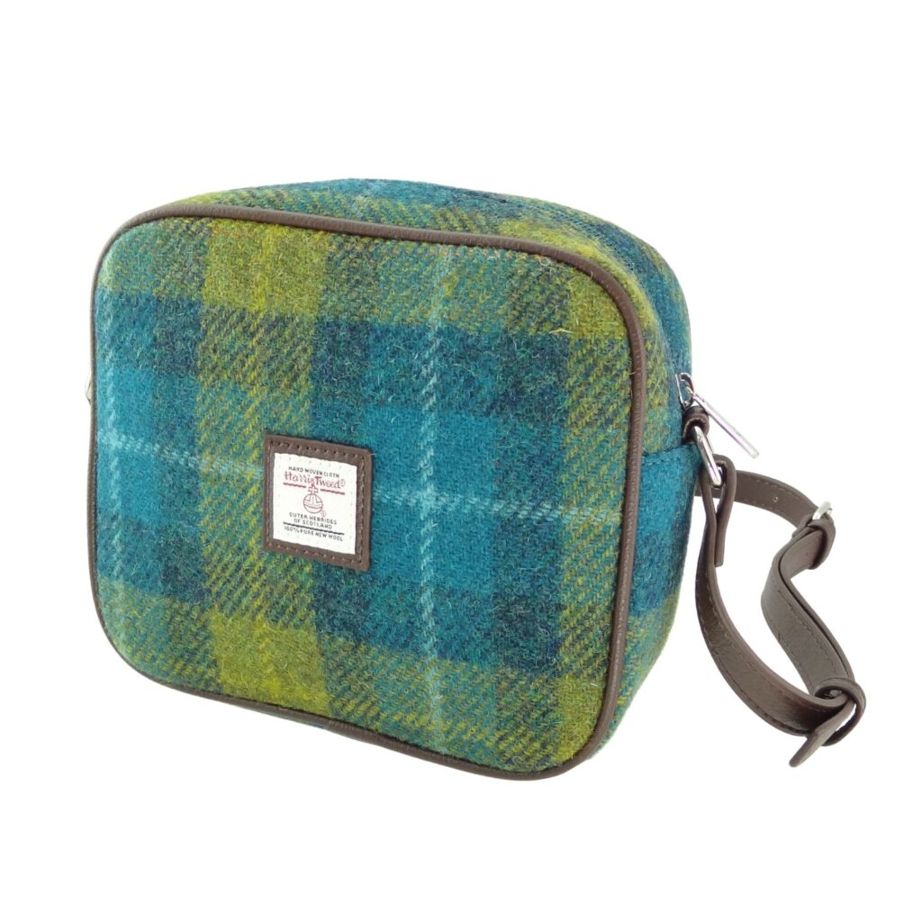 Harris Tweed Almond Square Mini Handbag - COL114