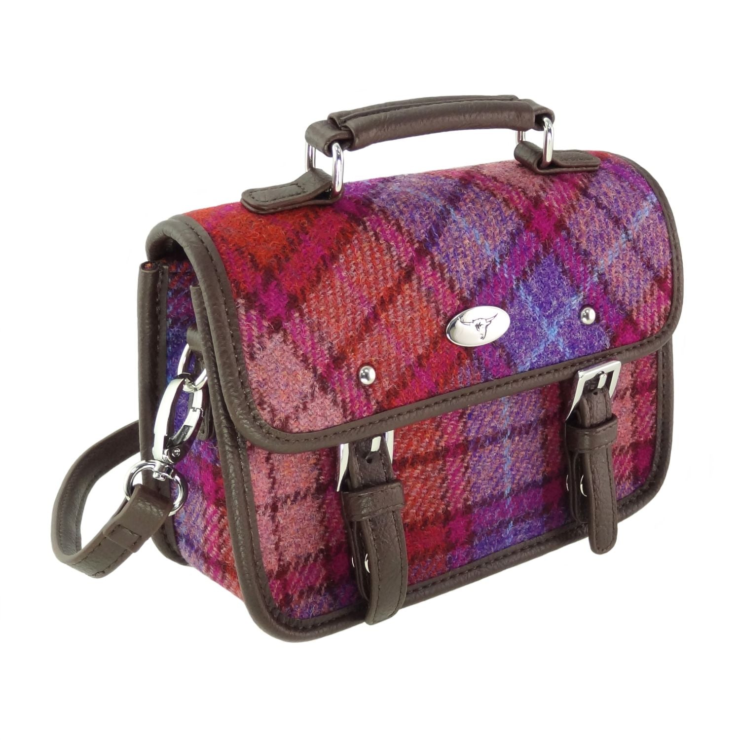 Harris Tweed Bervie Mini Satchel Bag - COL142