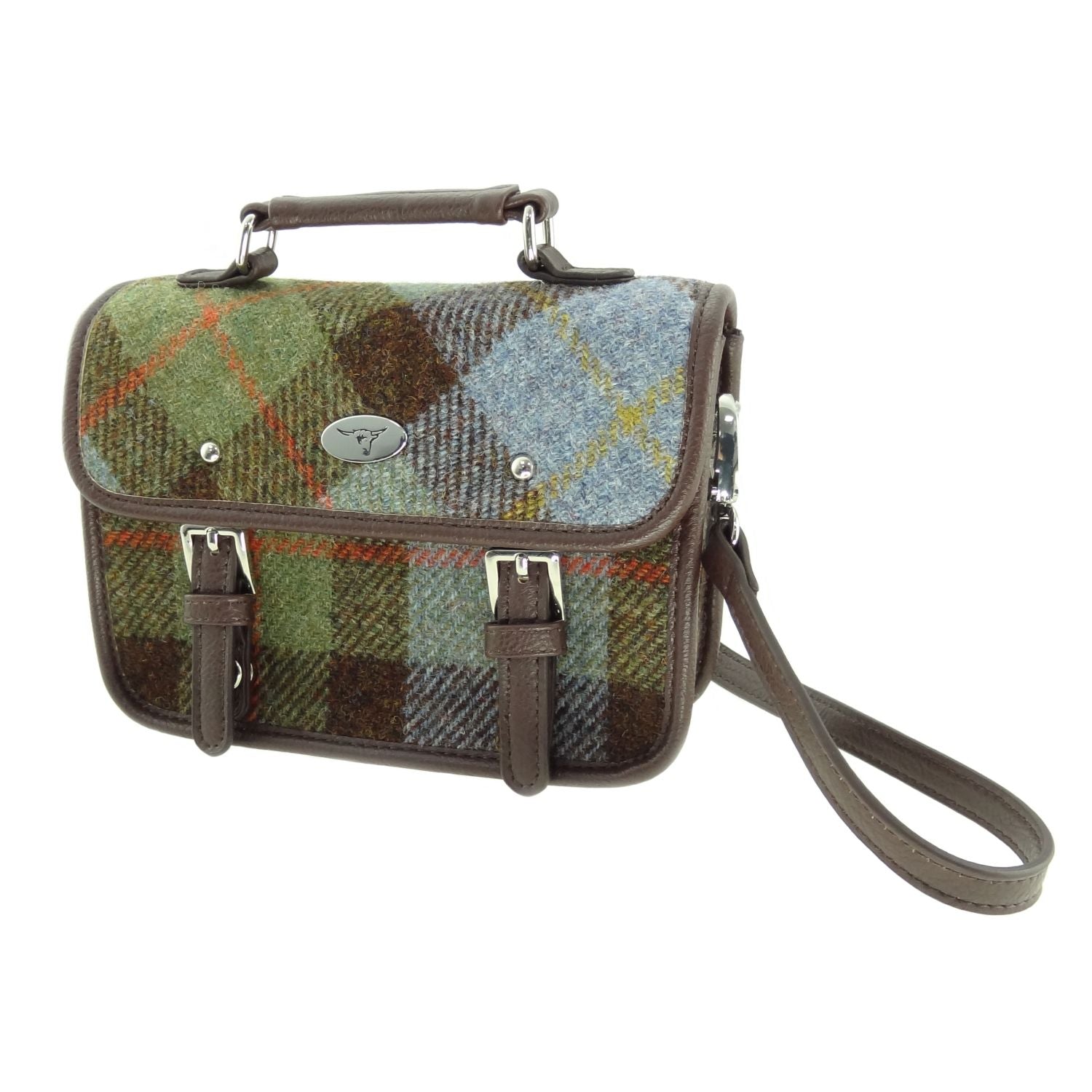 Harris Tweed Bervie Mini Satchel Bag - COL15