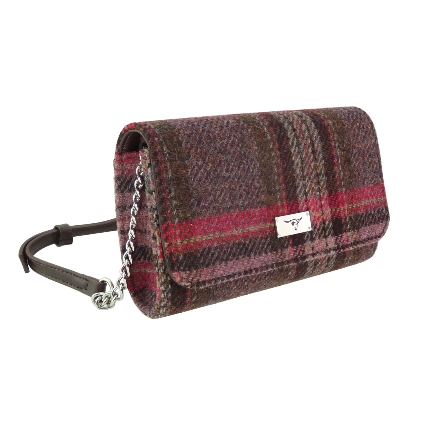 Harris Tweed Strathy Wallet Shoulder Bag - COL144