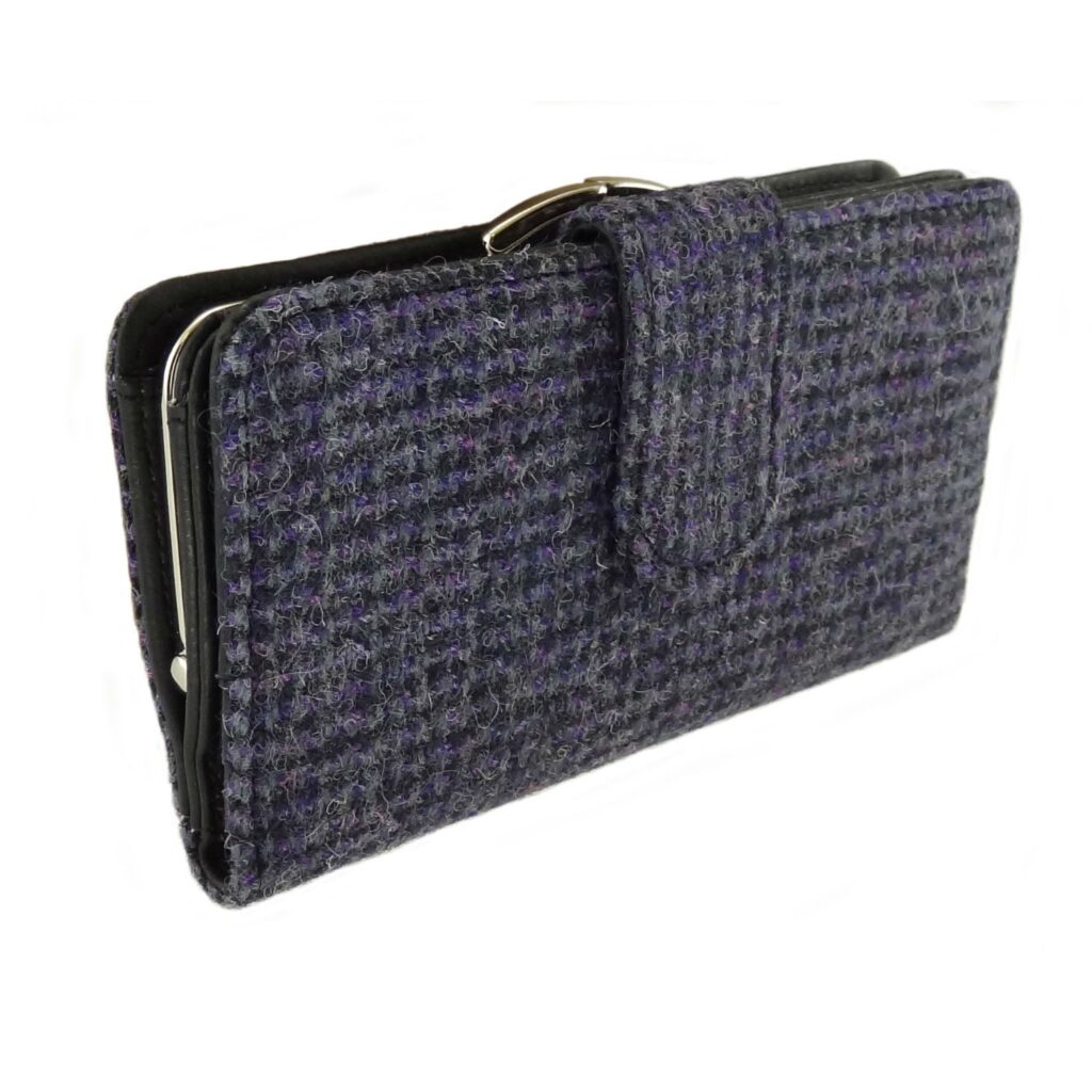 Harris Tweed Iona Long Clasp Purse - COL56
