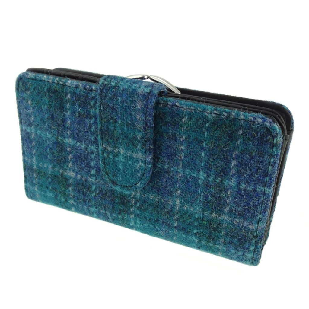 Harris Tweed Iona Long Clasp Purse - COL92