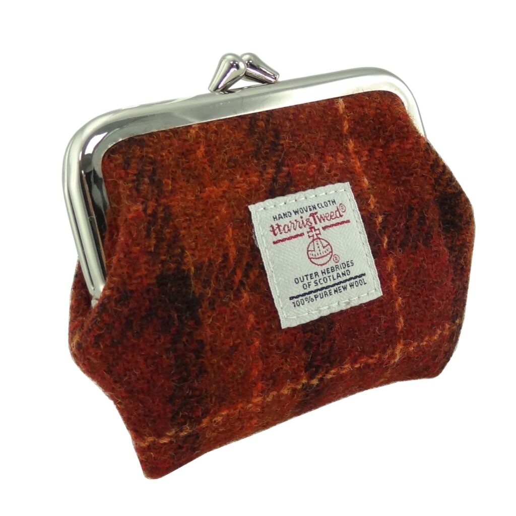 Harris Tweed Eigg Small Clasp Purse - COL117