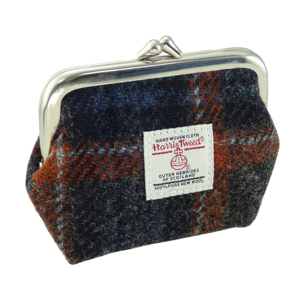 Harris Tweed Eigg Small Clasp Purse - COL127
