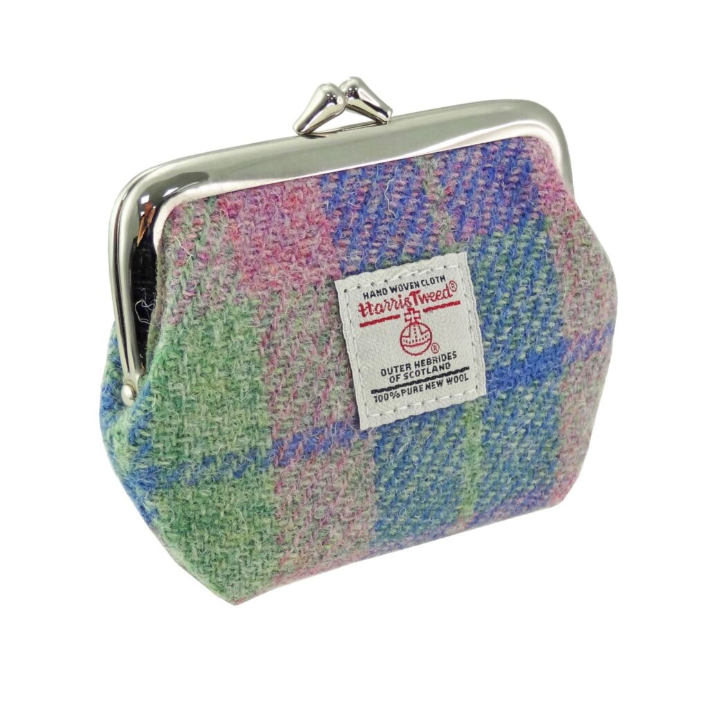 Harris Tweed Eigg Small Clasp Purse - COL135