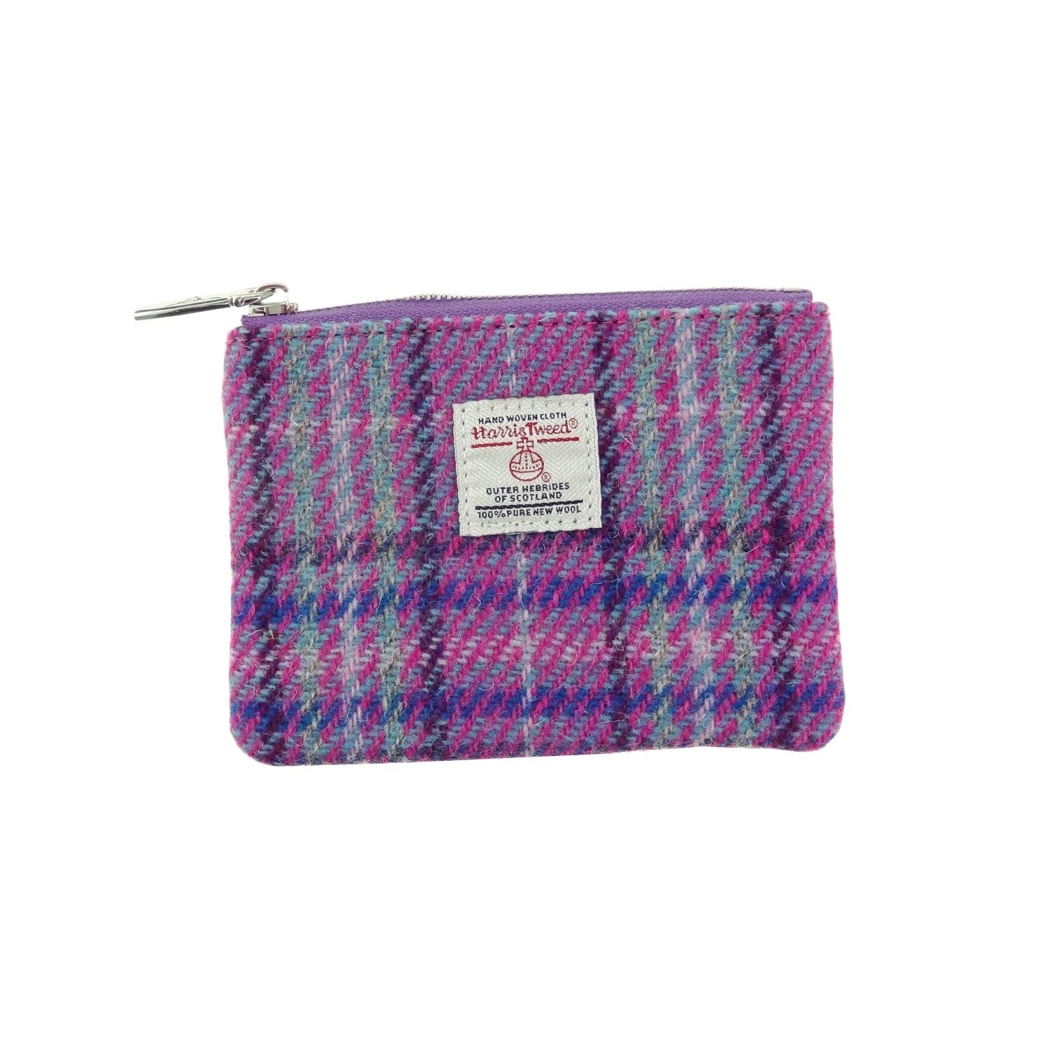 Harris Tweed 'Eriskay' Small Zip Pouch - COL146