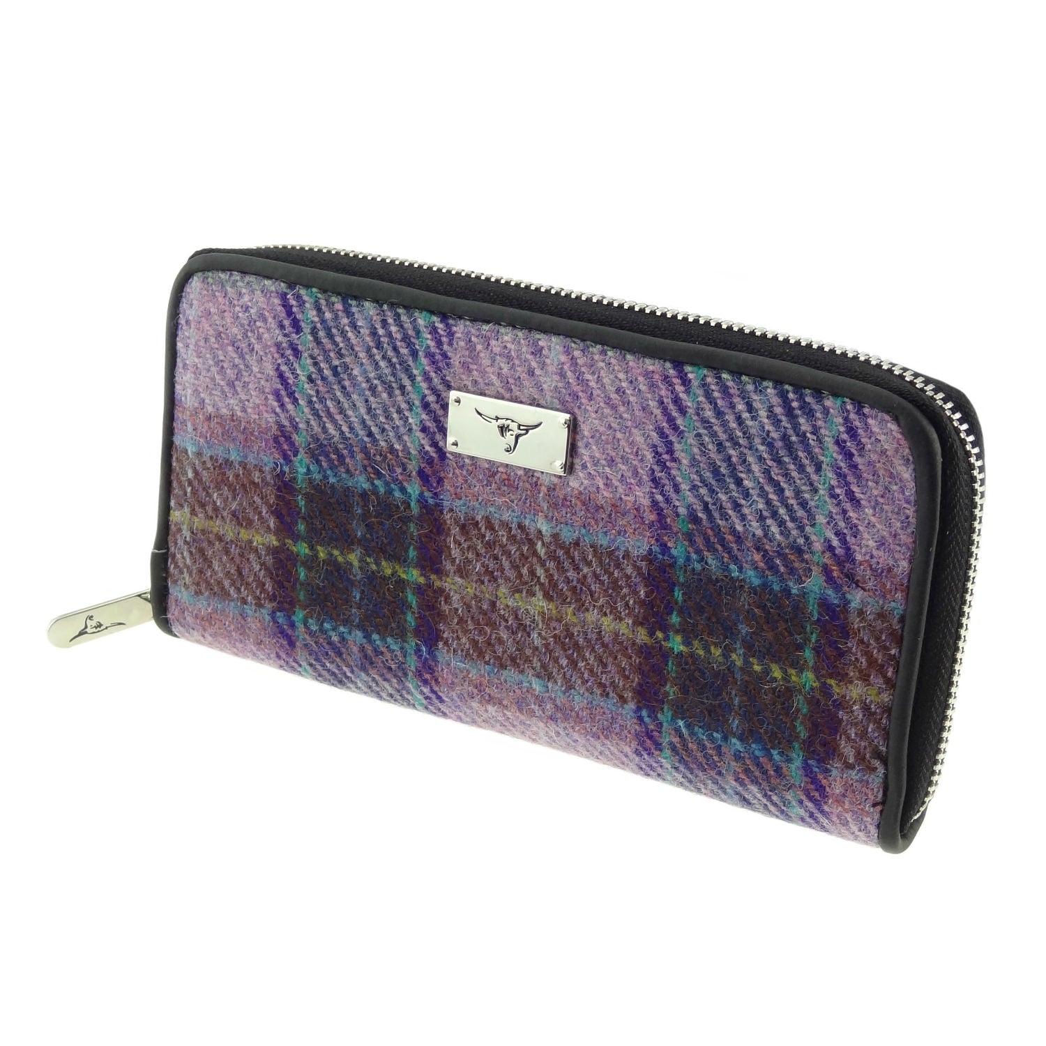 Harris Tweed Staffa Long Zip Purse - COL34