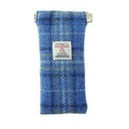 Harris Tweed Blue Check Fabric Glasses Case - COL129 | Harris Tweed Scotland