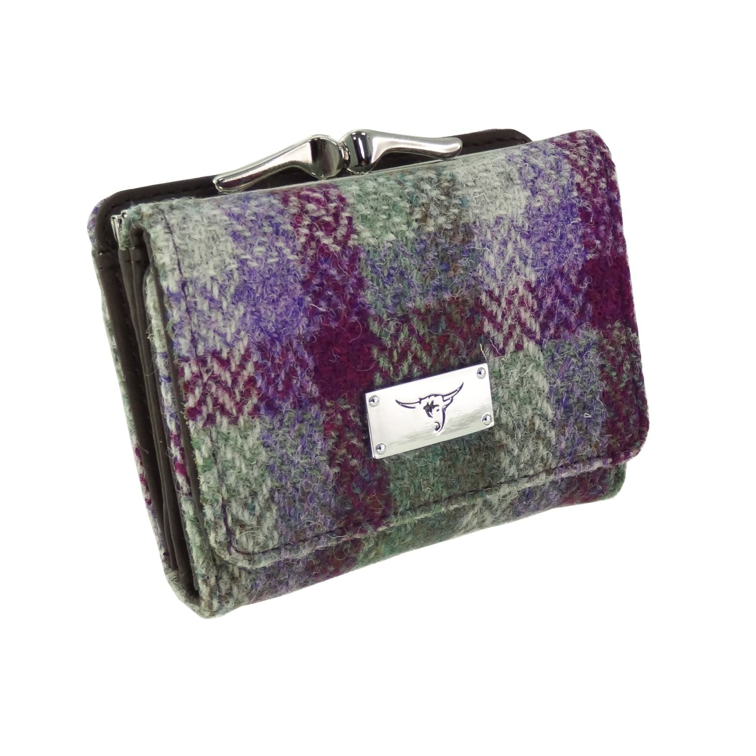 Harris Tweed Unst Small Clasp Purse - COL133