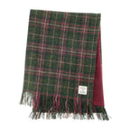 Harris Tweed Scarf Purple & Green Check Fabric with Gift Box - COL107 | Harris Tweed Scotland
