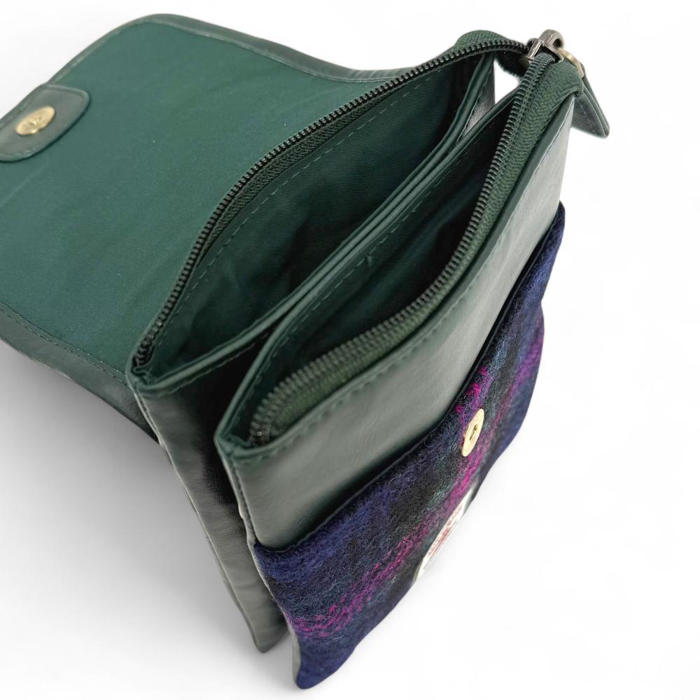 Maccessori Mini Crossbody Bag with Harris Tweed (Baird Check)