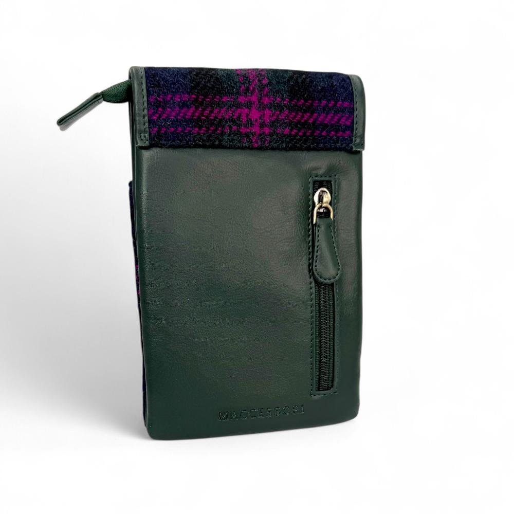 Maccessori Mini Crossbody Bag with Harris Tweed (Baird Check)