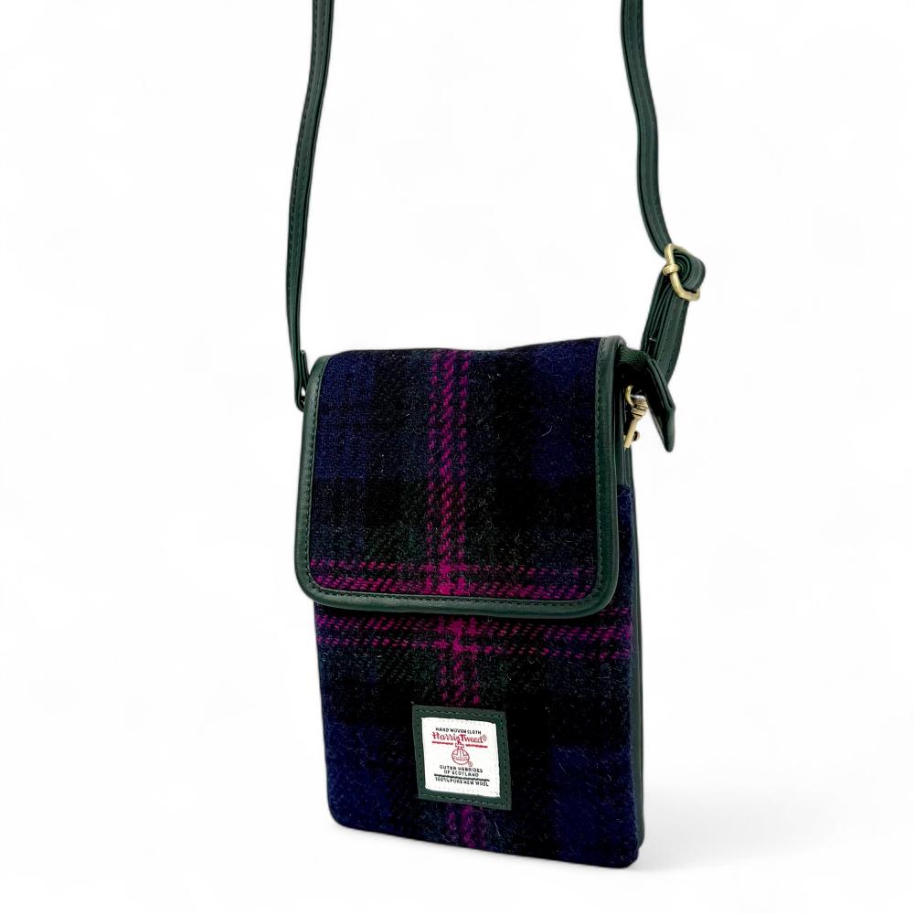 Maccessori Mini Crossbody Bag with Harris Tweed (Baird Check)