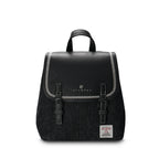 Islander Mini Jura Backpack with Harris Tweed Black Herringbone | Harris Tweed Scotland