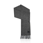 Islander Lambswool Scarf (Black & White Dogtooth)