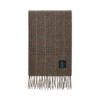 Islander Lambswool Scarf (Beige Dogtooth)